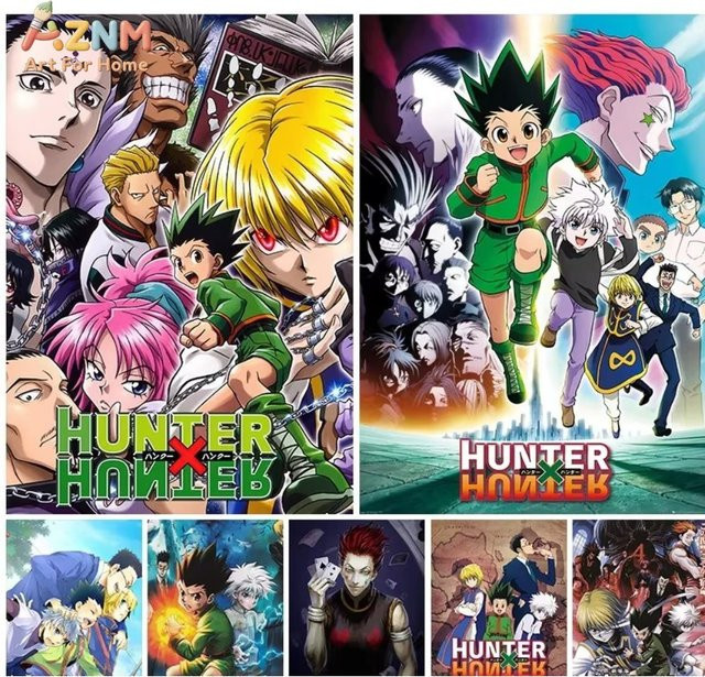 KAYOU Rahmenloses Leinwandposter Hunter x Hunter Gon und Killua Japanischer Anime HD-Druck Mehrfarbig - Bild 1