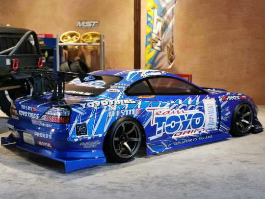 GWOLVES Silvs S15 GP Drift RC Karosserie, 1:10, Blau, ab 14 Jahre - Bild 3