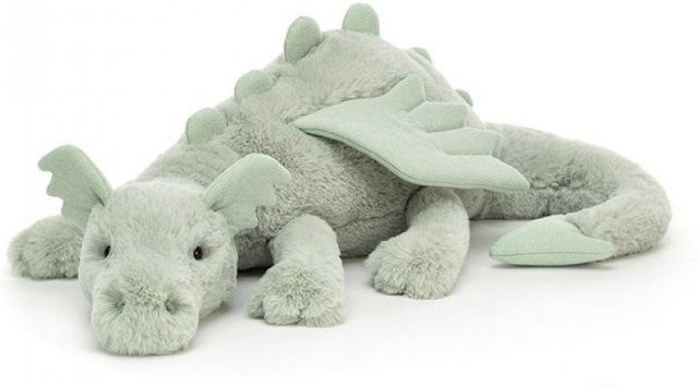 Bai Fen Bai Himmelsdrachen-Puppe, Regenbogen-Schnee-Drachen-Puppe, Plüschtier, 90cm - Bild 1