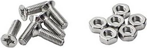 Brumberg Schrauben-Set aus Metall in Silber - Bild 1