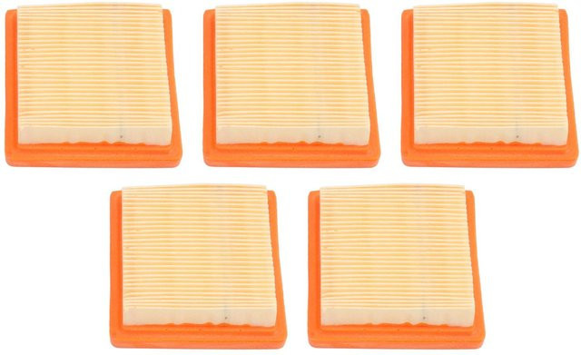 5 Stück Trimmer Luftfilter Paneelfilter aus Papier für Stihl FS91 in Beige - Bild 1