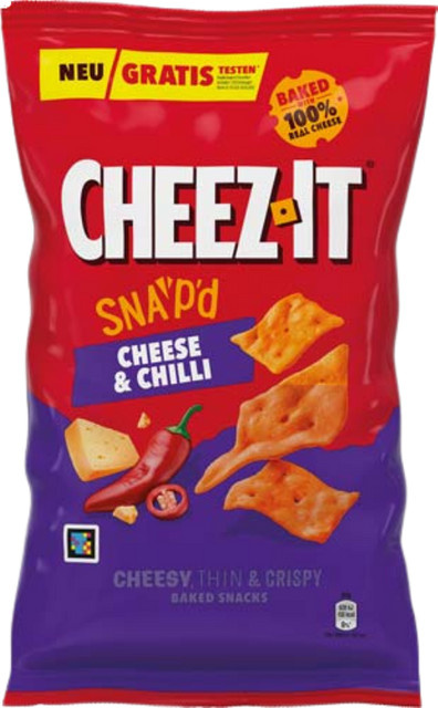 Kellogg Cheez-It Snap'd Cheese & Chilli 120 g - Bild 1