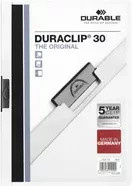 DURABLE Klemmmappe DURACLIP 30 für A4 in Schwarz oder Weiß - Bild 1