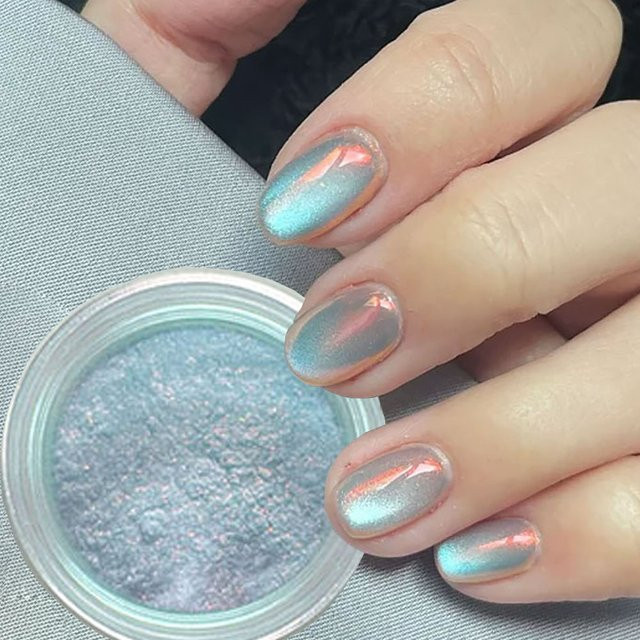 MAFANAILS Nagelpulver Metallic, Mondlicht Spiegel Meerjungfrau - Bild 1