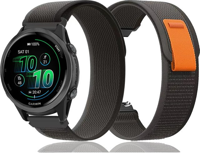 Garmin Uhrenarmband Trail Loop Nylon, 20 mm, Unisex - Bild 1