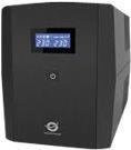 Conceptronic Zeus 04EM USV Unterbrechungsfreie Stromversorgung in Schwarz mit 2200 VA, 1320 Watt, 9 Ah und USB-Anschlüssen - Bild 1