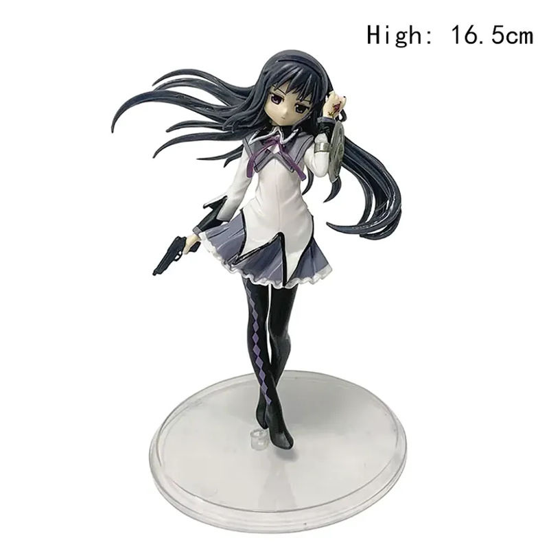 Bandai Anime-Figur Akemi Homura aus Puella Magi Madoka Magica, weiße Actionfigur für Sammler, Höhe: 16,5 cm - Bild 2