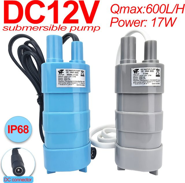 xmshxltd DC12V Tauchpumpe mit 600L/H Förderleistung für Aquarium und Duschmaschinen - Bild 1