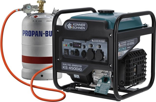 Könner & Söhnen Dual Fuel-Inverter-Generator KS 4500iG in Petrol - Bild 1