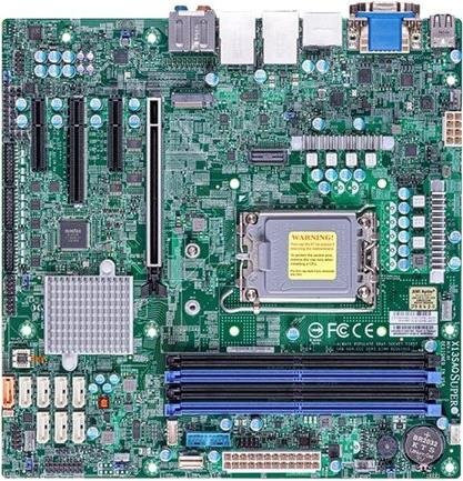 Supermicro Motherboard X13SAQ Micro ATX LGA1851 DDR5 Green - Bild 1