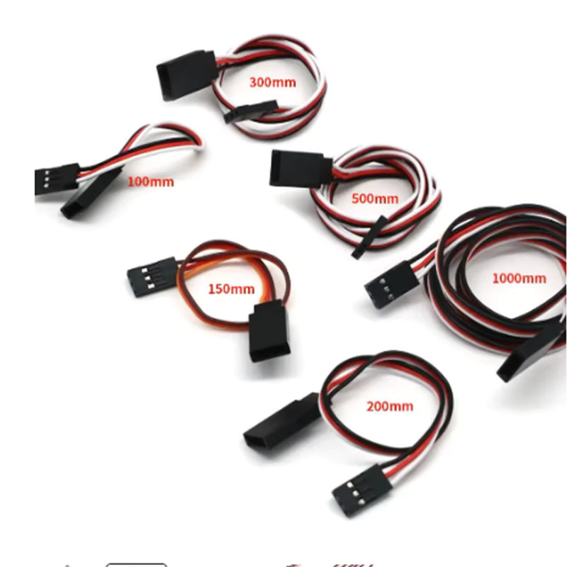 DUTRIEUX RC Servo Verlängerungskabel, 10-teiliges Set, Schwarz, Kunststoff - Bild 4