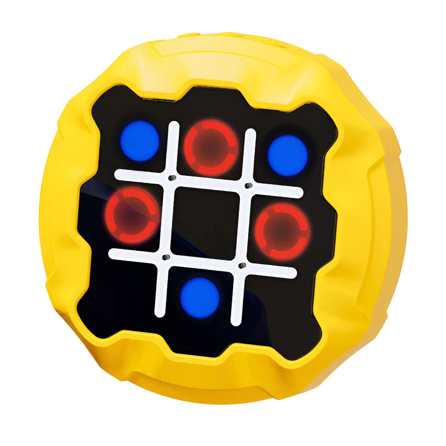 Elektrisches Tic-Tac-Toe-Spielzeug, Mausfänger, Gelb - Bild 4
