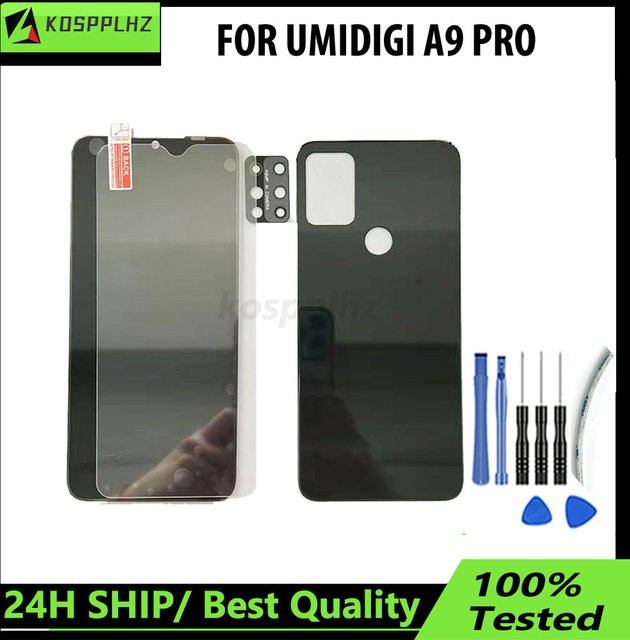 Umidigi A9 Pro LCD Display mit Touchscreen und Glascheibe in Schwarz inklusive Montage Werkzeug - Bild 1