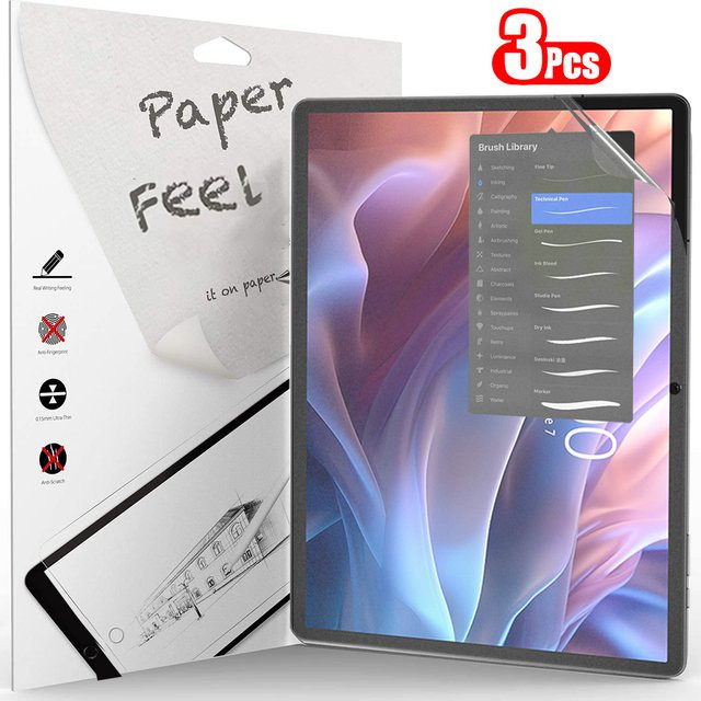 3-teiliger Displayschutz in Transparent für Teclast T65 Max und T60 mit Papier-Effekt ohne Glas - Bild 1