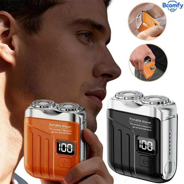 peicon Mini-Elektrorasierer, Unisex, orange - Bild 1