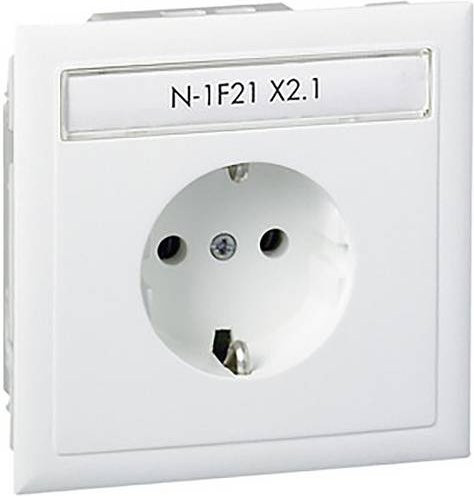 Schneider Electric 5975000 Einbaudose mit 1-fach Steckdose in Weiß - Bild 1