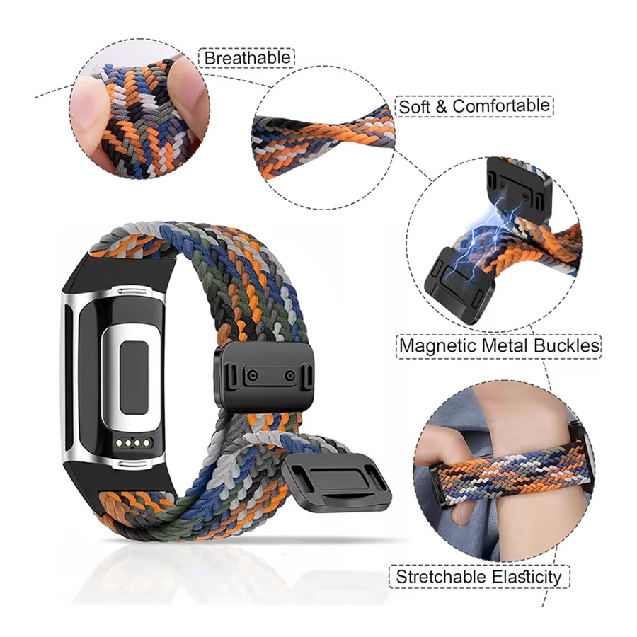 Uhrenarmband Nylon, Bunt, Unisex, 2 Stück - Bild 2
