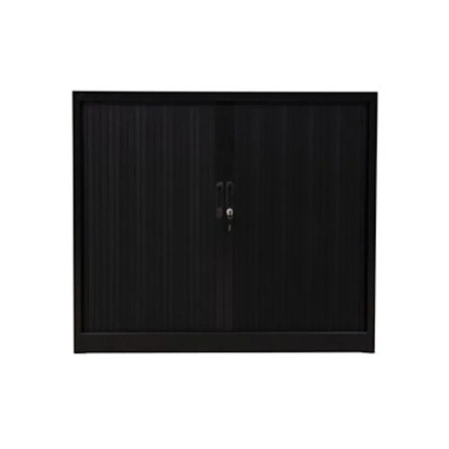 PROREGAL Rollladenschrank Weasel Schwarz H x B x T: 105 x 120 x 46 cm - Bild 2