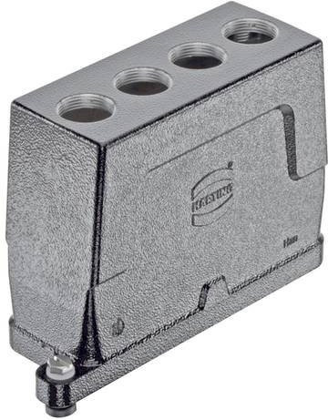 HARTING Tüllengehäuse 19 40 024 0453 in Silber aus Edelstahl - Bild 1