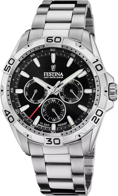 Festina Herrenuhr Multifunktion, 45 mm, 10 ATM - Bild 1