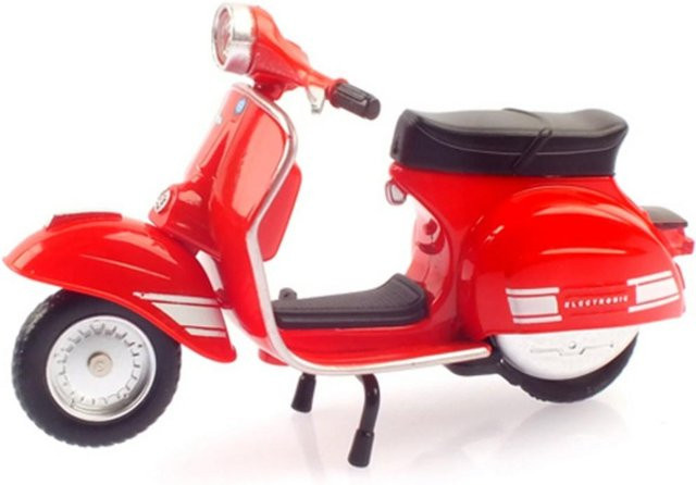 MSZ 1976 Vespa 200 Rally Motorradmodell, 1:18, Metall, Rot - Bild 1