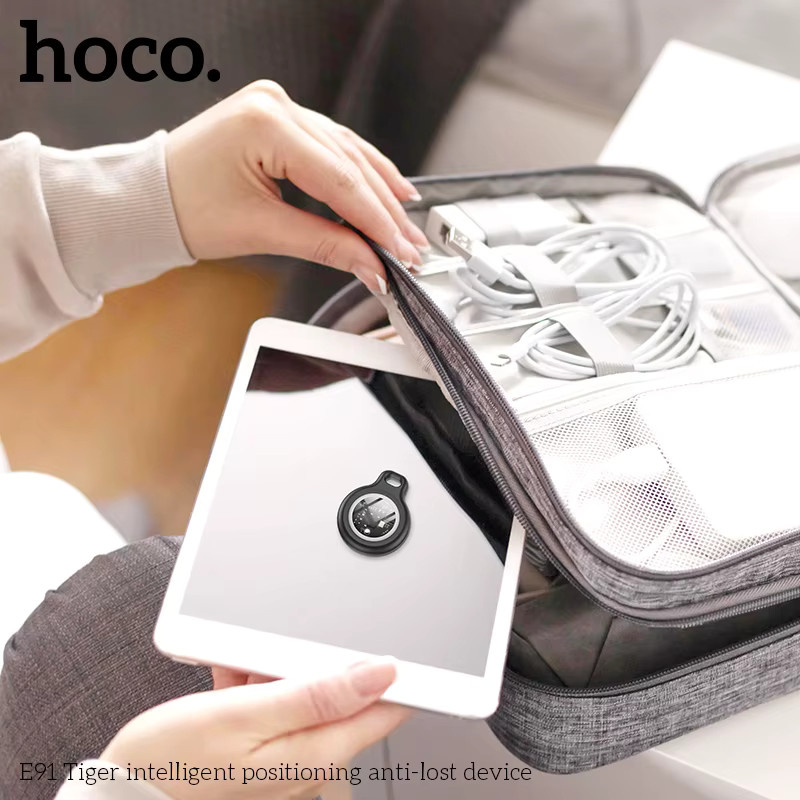 HOCO E91 Smart Airtag GPS-Ortungsgerät in Weiß mit Hülle für iPhone Find My zur Ortung von Haustieren, Schlüsseln oder Kindern - Bild 5