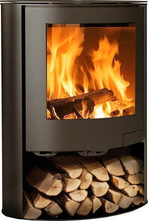 Panadero Kaminofen Tahoe in Schwarz Metallic aus Stahl mit 6,7 kW