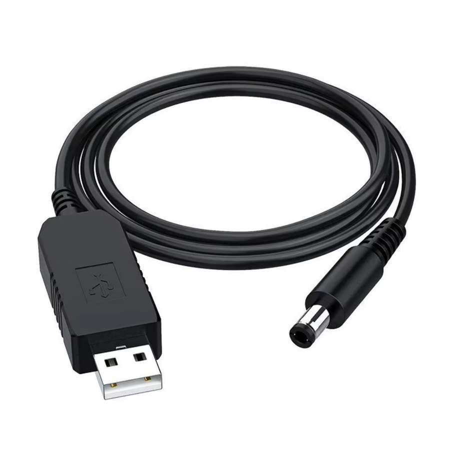 USB-Boost-Modul Konverter DC 5V auf 12V oder 9V mit 5,5x2,1mm Stecker in Schwarz für Router, WLAN-Modem und Lüfter via Powerbank - Bild 6