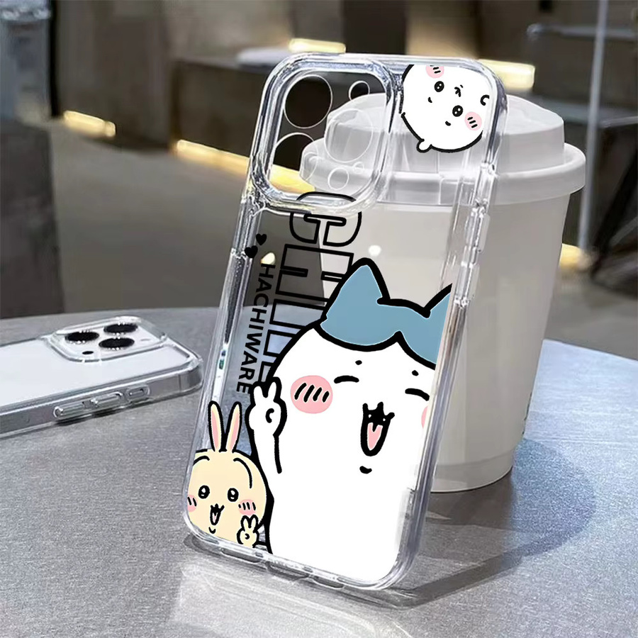 Bandai C-Chiikawa Handyhülle mit transparenter Rückseite für iPhone Modelle - Bild 2