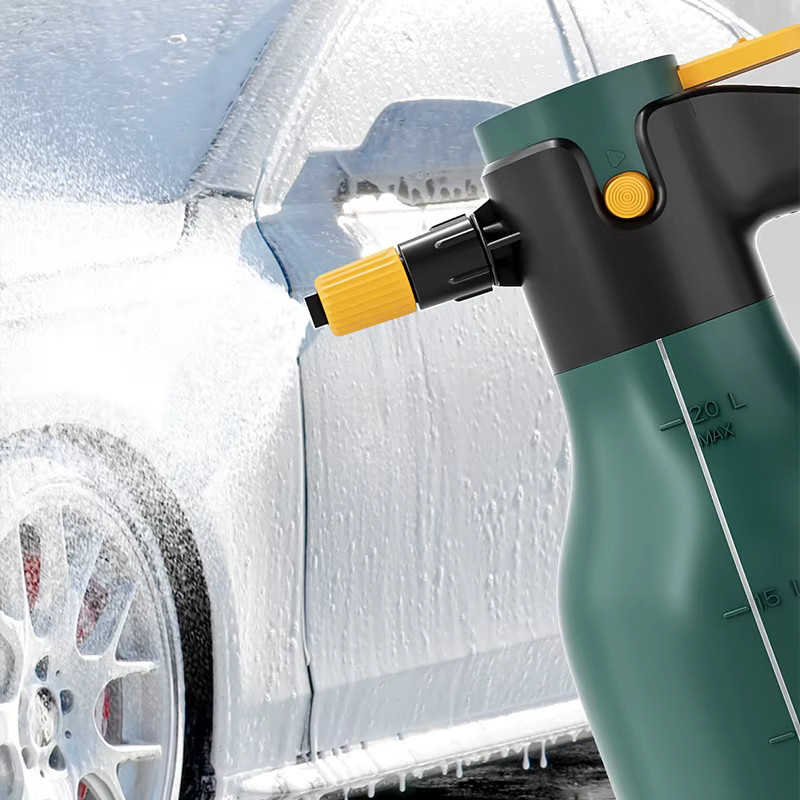 EAFC Akku-Sprühflasche mit 2 l Fassungsvermögen in Grün für die Reinigung von Fahrzeugen, Haus und Garten - Bild 4