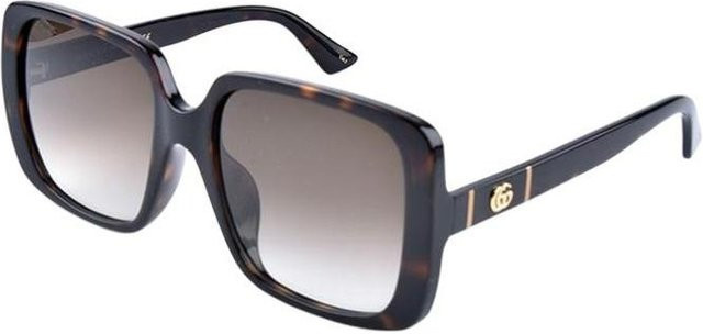 Gucci GG0632SA Sonnenbrille, quadratisch, Vollrand, grau, Damen - Bild 1