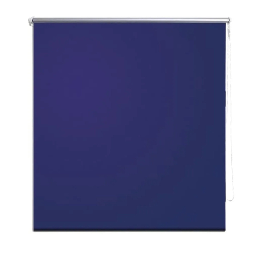 vidaXL Verdunkelungsrollo aus Polyester in Blau Marine, B: 140 cm, H: 230 cm - Bild 2