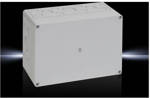 Rittal Installations-Gehäuse aus Polycarbonat in Lichtgrau RAL 7035, B/H/T: 25,4 x 18,0 x 11,1 cm - Bild 1