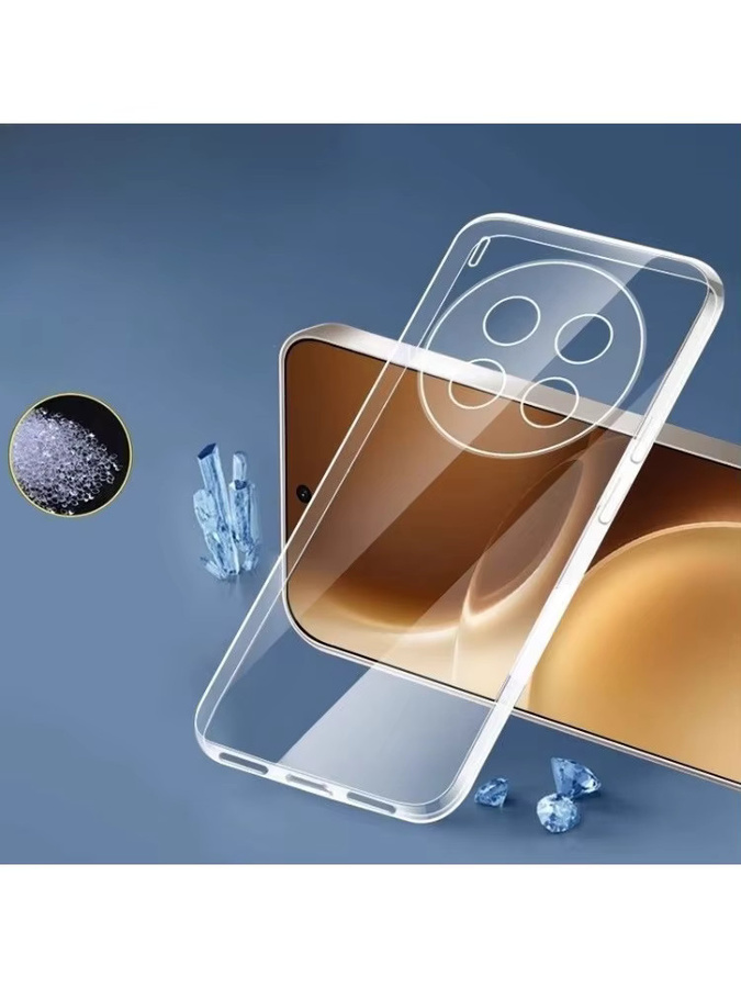 Stoßfeste TPU Silikon Schutzhülle für Vivo X300 Pro in Transparent - Bild 3