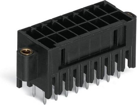 WAGO Stiftleiste 1735 Standard Schwarz, 30 Pol, Rastermaß: 3.50 mm, 20 Stück - Bild 1