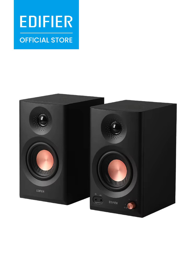 Edifier MR3 2.0 Studio-Monitorlautsprecher in Schwarz mit Hi-Res Audio, Bluetooth 5.4, 18Wx2 RMS und Raumkompensation via ConneX App - Bild 1
