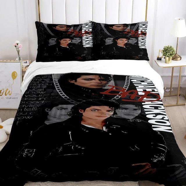 Softura Bettwäsche-Set Michael Jackson mit Bettbezug und Kissenbezügen, Mikrofaser, Single, B/H: 135 x 200 cm - Bild 1