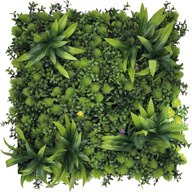 Jangal Wandpaneel Modular Wall Tropical Mixed Flora Grün B/H: 52 x 52 cm - Bild 1