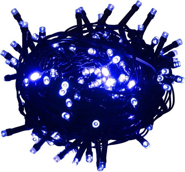 vidaXL LED-Lichterkette mit 2000 LEDs in Blau, 200 m Länge aus PVC - Bild 1