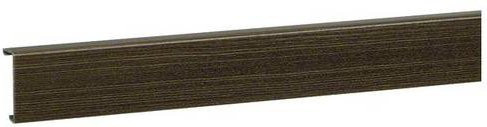 Hager Sockelleistenkanal Oberteil SL200552D6 aus Kunststoff in Braun, Länge: 2000 mm - Bild 1