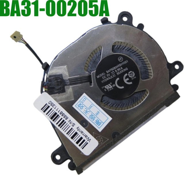 Samsung Laptop-Lüfter BA31-00205A BAPB0804R5HY001 DC5V 0,50A in Schwarz - Bild 1