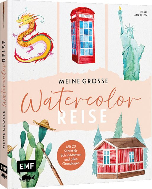 Meine große Watercolor-Reise von Nelli Andrejew, deutsch - Bild 1