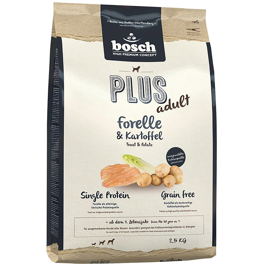 Bosch Pets Hunde-Trockenfutter Plus Forelle und Kartoffel 2,5 kg - Bild 2