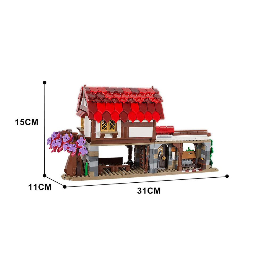 Gobricks Mittelalterlicher Markt Bausteine Set ab 14 Jahren - Bild 2