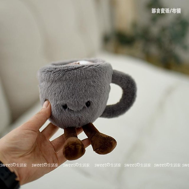 Jellycat Hotdog-Plüschtier, Plüsch / Textil, Grau - Bild 1
