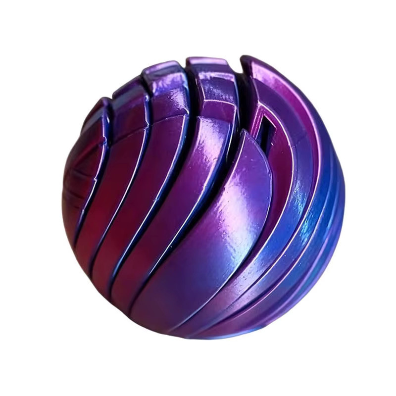 Twistsphere Schleimball-Fidget-Spielzeug, 3D-gedruckt, mit Getriebe-Design - Bild 5