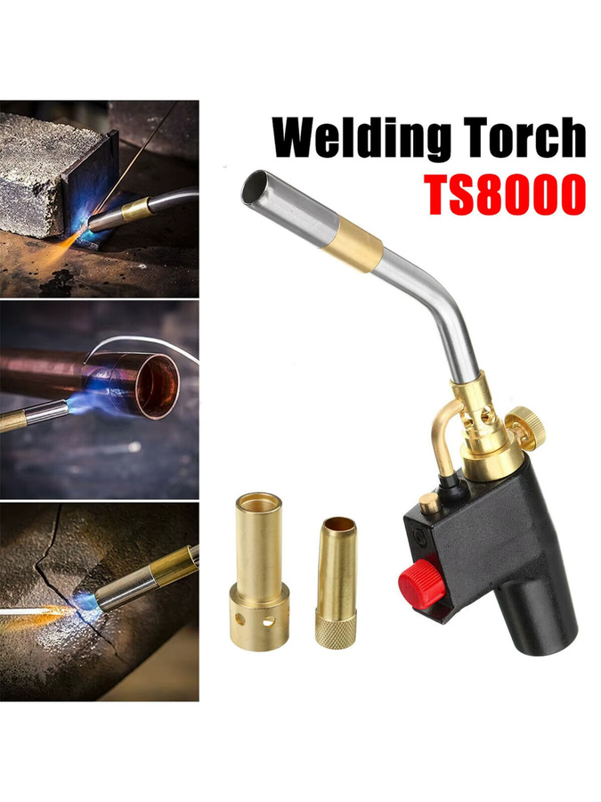 TS8000 Trigger Messing Mapp Gasbrenner für Propan, Hochintensives Werkzeug in Gold - Bild 3
