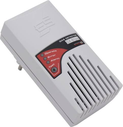 Schabus GX-B1pro Gasmelder mit integriertem Sensor in Weiß zur Detektion von Methan, Propan und Ethanol, netzbetrieben über Steckdose - Bild 1