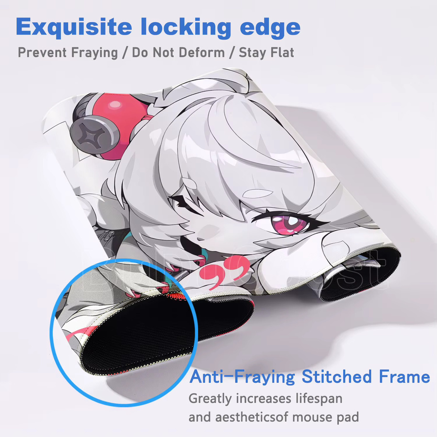 BuDuCoost ZZZ Anime Mädchen Gaming Mauspad XXL Multicolour - Bild 3