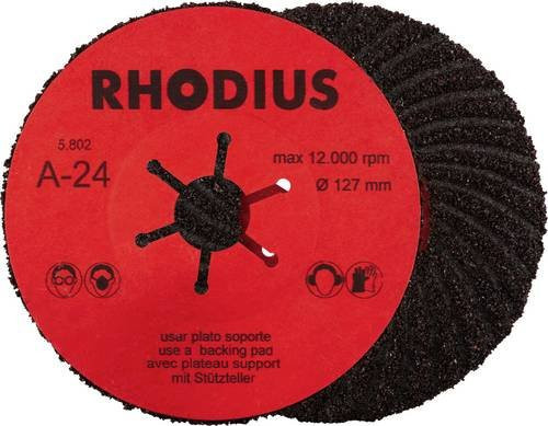 Rhodius Fiberscheibe Rot Körnung 24 Set mit 25 Stück - Bild 1